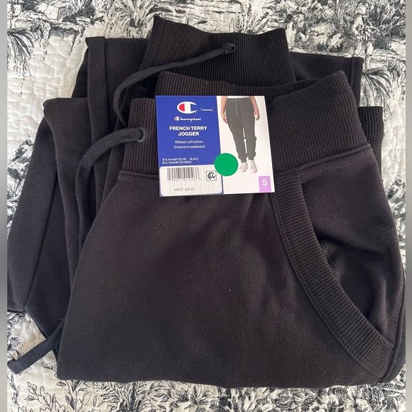 Champion Pants - Champion Black French Terry Joggers